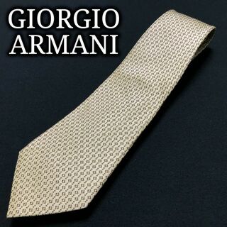 ジョルジオアルマーニ(Giorgio Armani)のアルマーニ ドット イエロー ネクタイ 黒タグ A105-D02(ネクタイ)