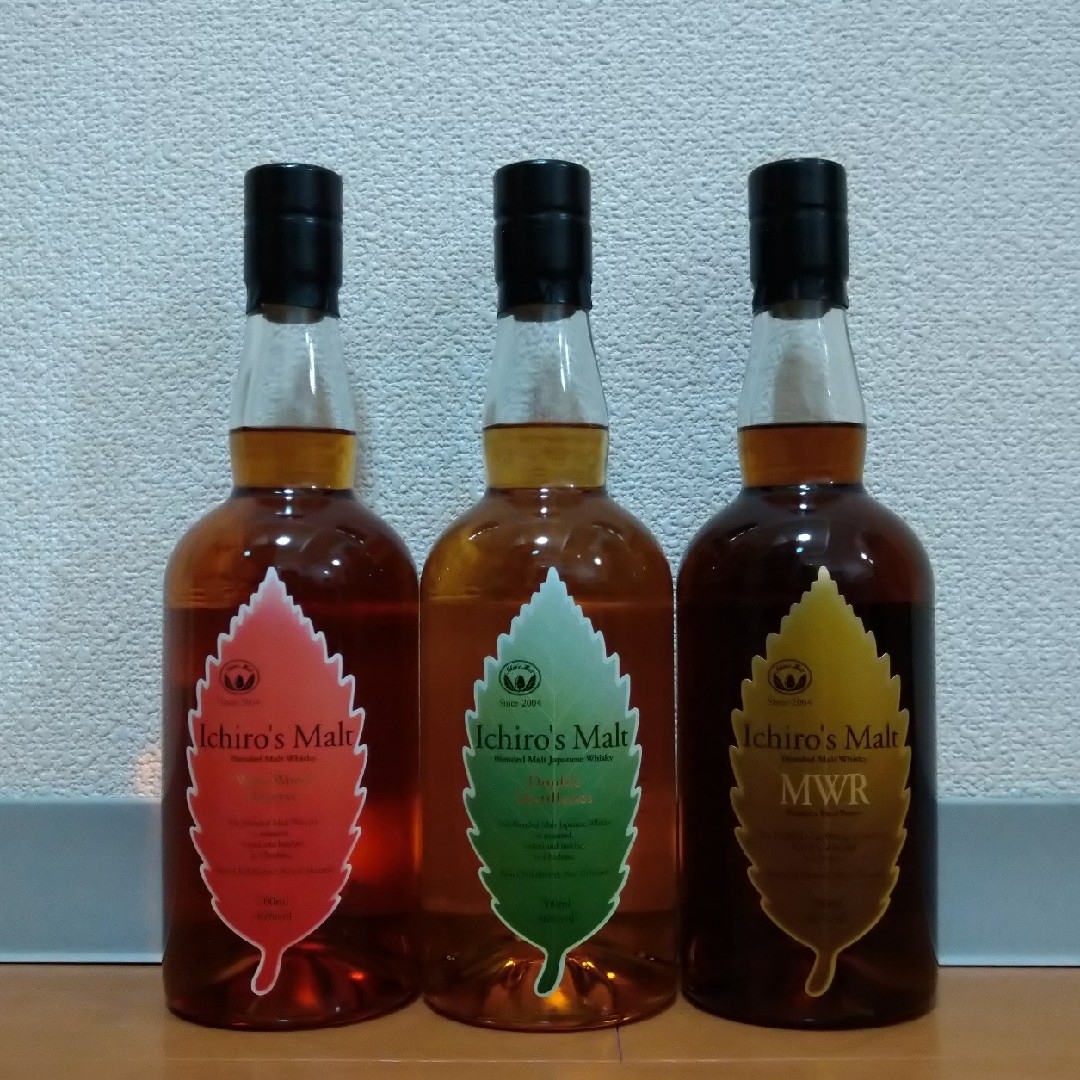 3本セット】イチローズモルト リーフ(DD・WWR・MWR)食品/飲料/酒 3本セット】イチローズモルト リーフ(DD・WWR・MWR)食品/飲料/酒