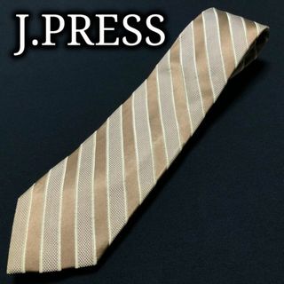 ジェイプレス(J.PRESS)のジェイプレス レジメンタル ブラウン ネクタイ A105-D05(ネクタイ)