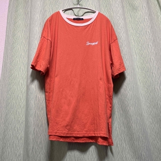 ハニーサックルローズ(HONEYSUCKLE ROSE)のレディース半袖オーバーサイズTシャツ オレンジ(Tシャツ(半袖/袖なし))