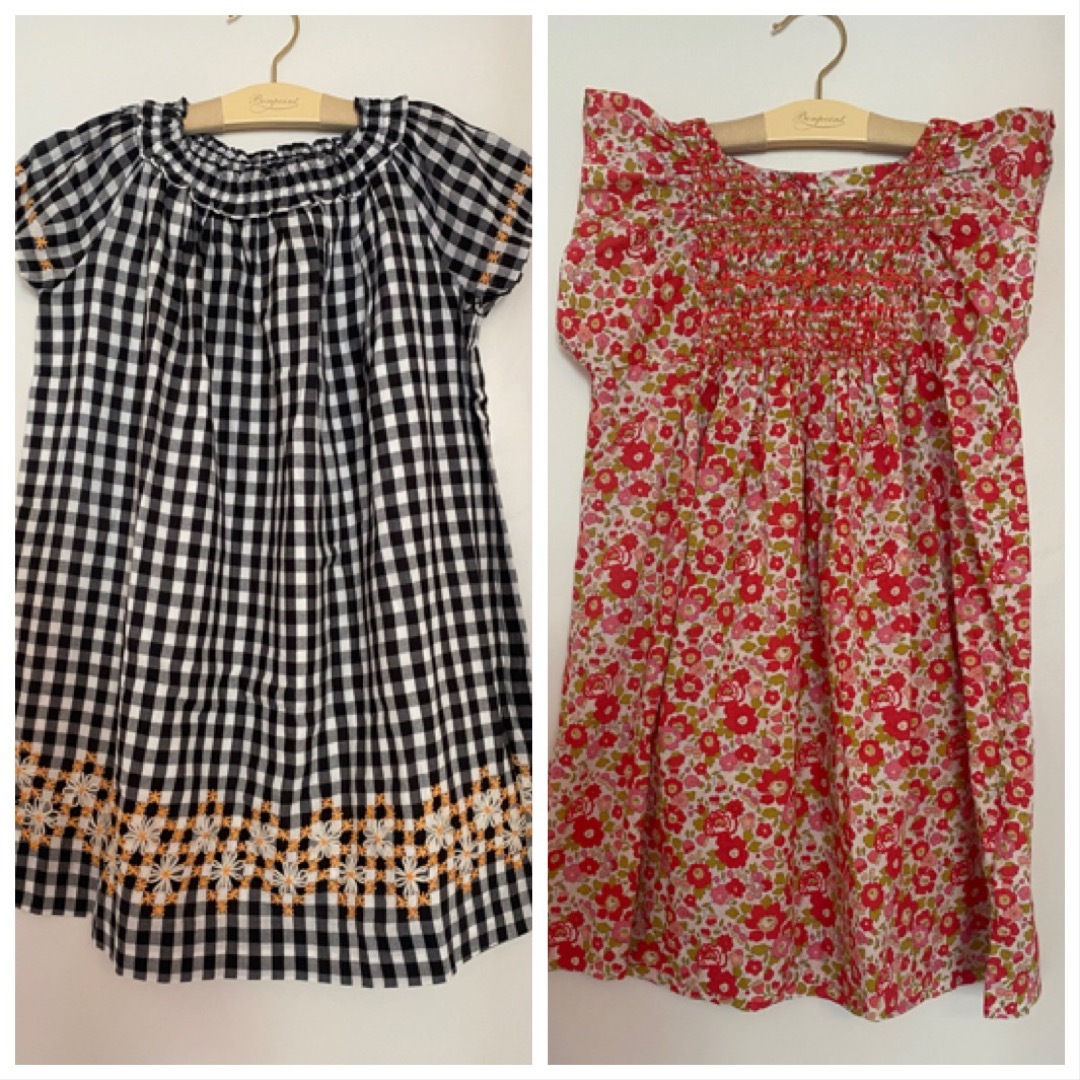 Bonpoint(ボンポワン)のボンポワン☆ワンピース☆2点セット☆size10 キッズ/ベビー/マタニティのキッズ服女の子用(90cm~)(ワンピース)の商品写真