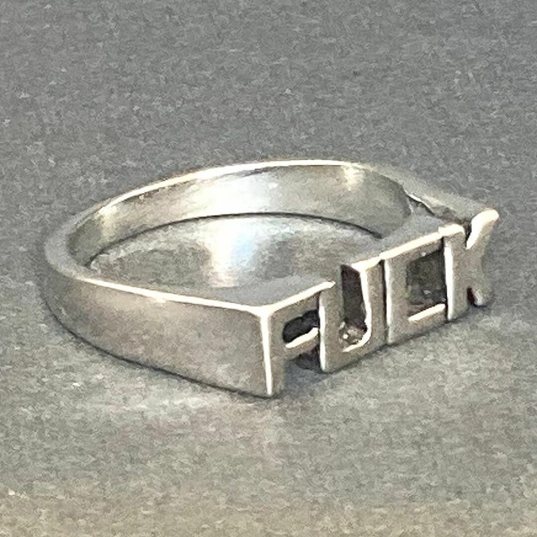 27号 リング FUCK ファック シルバー メンズ アクセサリー ブリンブリン メンズのアクセサリー(リング(指輪))の商品写真