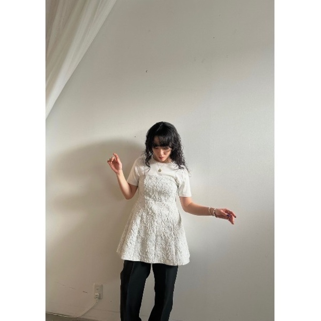 【新品】MEDI 2WAY JACQUARD BARE TOP