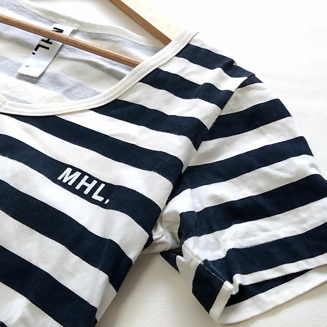 MHL. マーガレットハウエル * 半袖Tシャツ ボーダー カットソー Ⅰサイズ