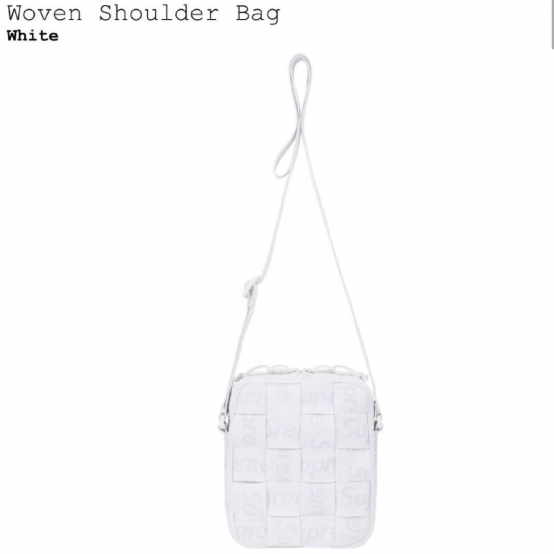 今季一番 supreme woven Preview shoulder bag White バッグ www ...