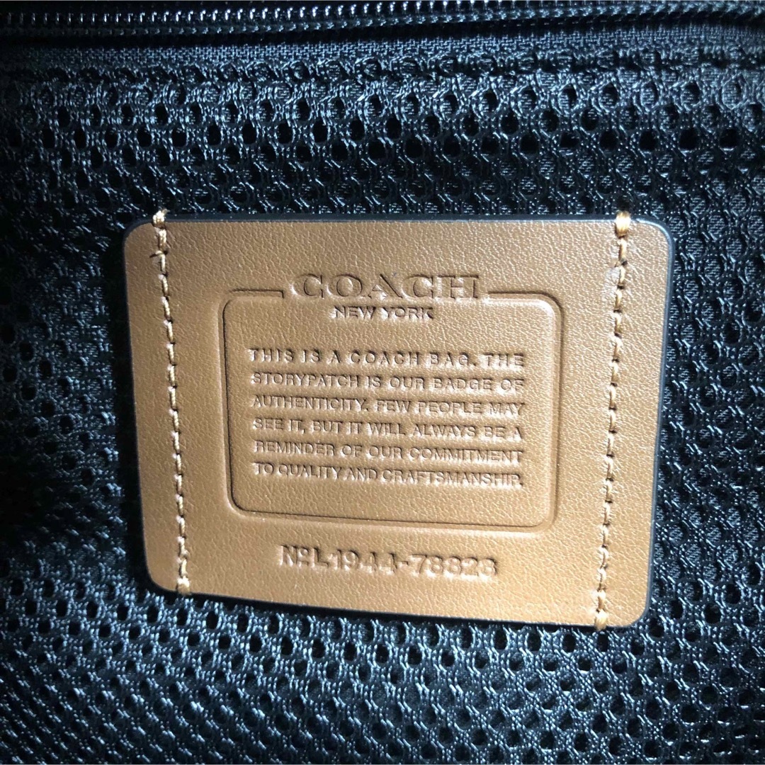 【新品】COACH コーチ リュック バックパック パッチ サドル