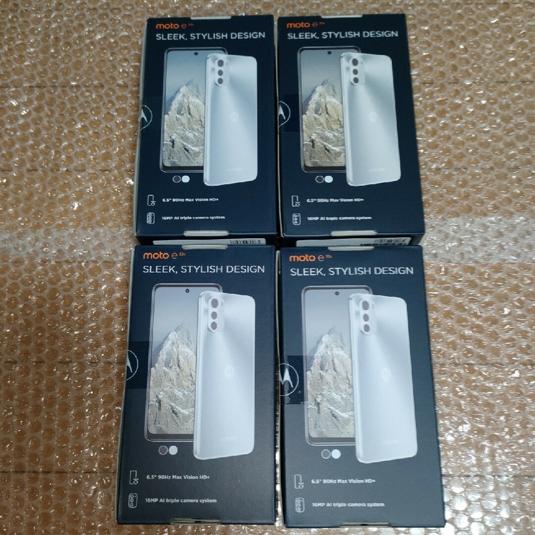 Motorola - 4台セット MOTOROLA moto e32s Slate Gray グレーの通販 by