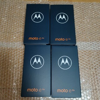 モトローラ(Motorola)の4台セット MOTOROLA moto e32s Slate Gray グレー(スマートフォン本体)