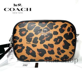 【新品】COACH コーチショルダー バッグレオパード   ◡̈⃝︎⋆︎*