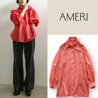 アメリヴィンテージ(Ameri VINTAGE)のアメリ AMERI 長袖 シャツ 切替 フリー パフスリーブ ボリューム袖(シャツ/ブラウス(長袖/七分))