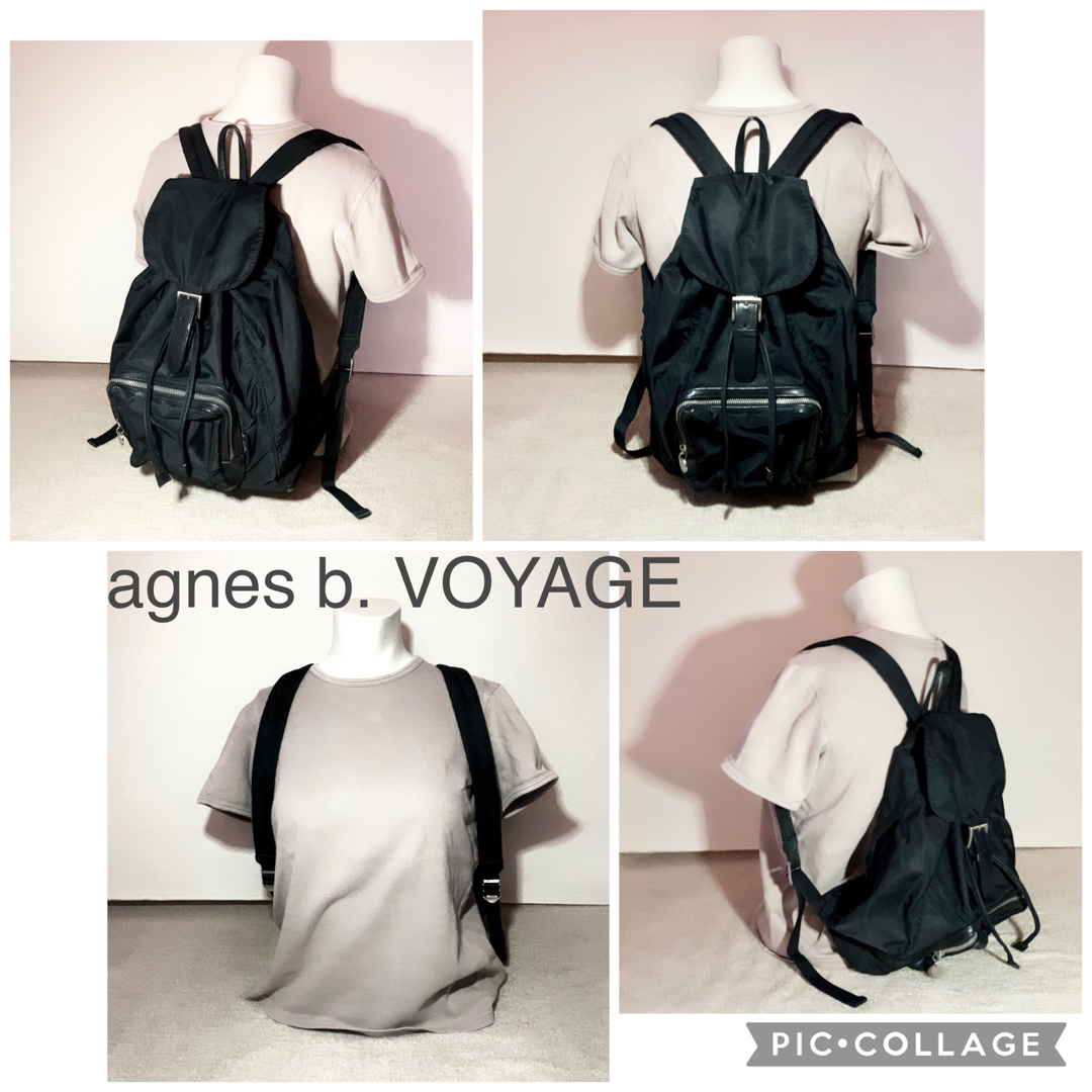 美品 agnes b. VOYAGE リュック ブラック