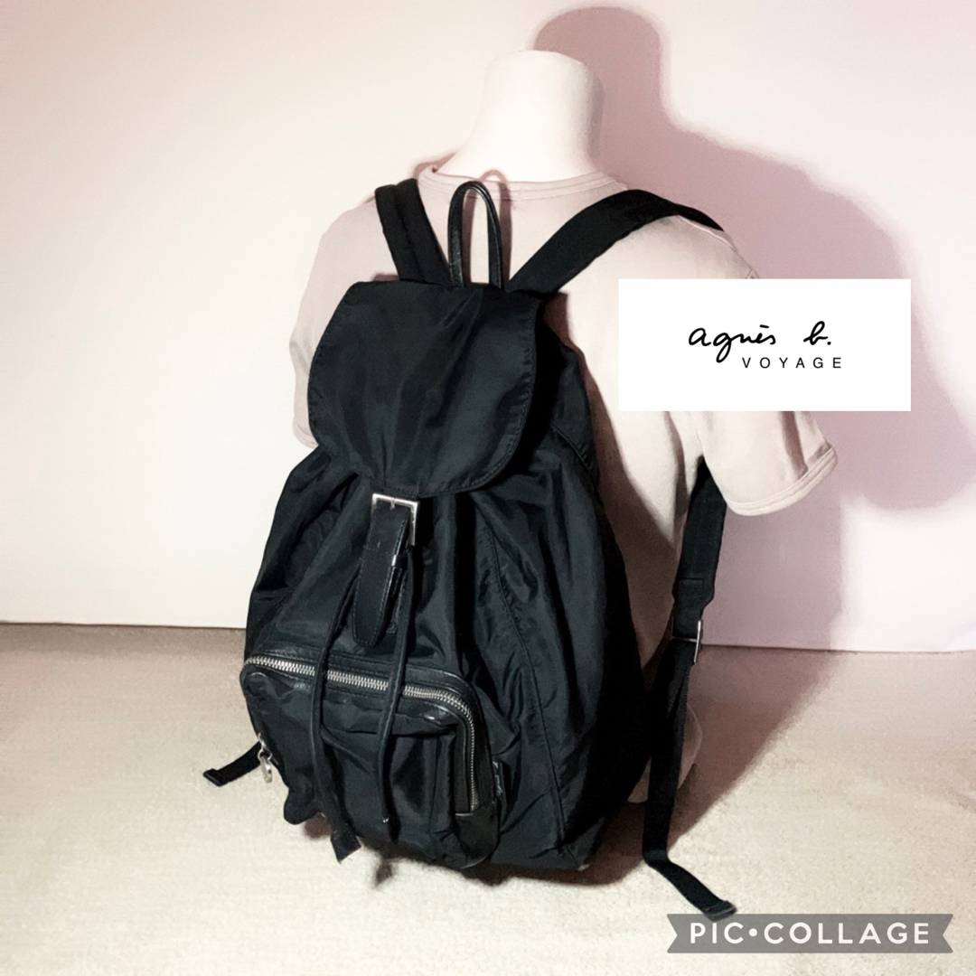 美品 agnes b. VOYAGE リュック ブラック