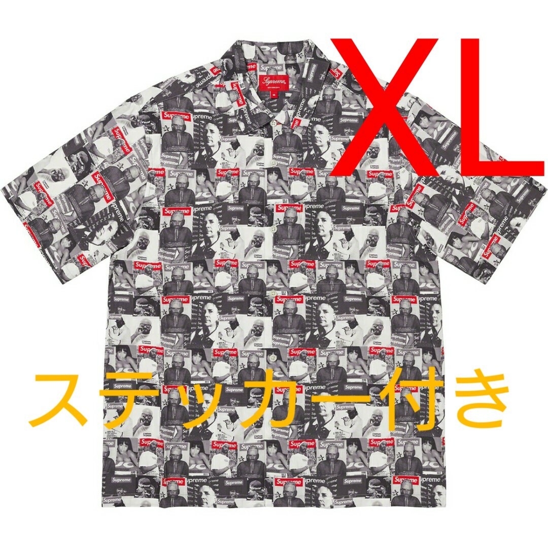 トップスSupreme Magazine S/S Shirt Grey