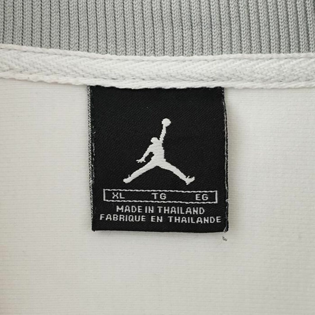 Jordan Brand（NIKE）(ジョーダン)のJORDAN ジョーダン 刺繍トラックジャケット アウター XL ホワイト 白 メンズのトップス(ジャージ)の商品写真