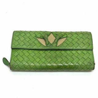 ボッテガ(Bottega Veneta) 財布(レディース)(グリーン・カーキ/緑色系