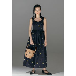 ［新品］Bibiy.  B. FLOWER DRESS(ロングワンピース/マキシワンピース)