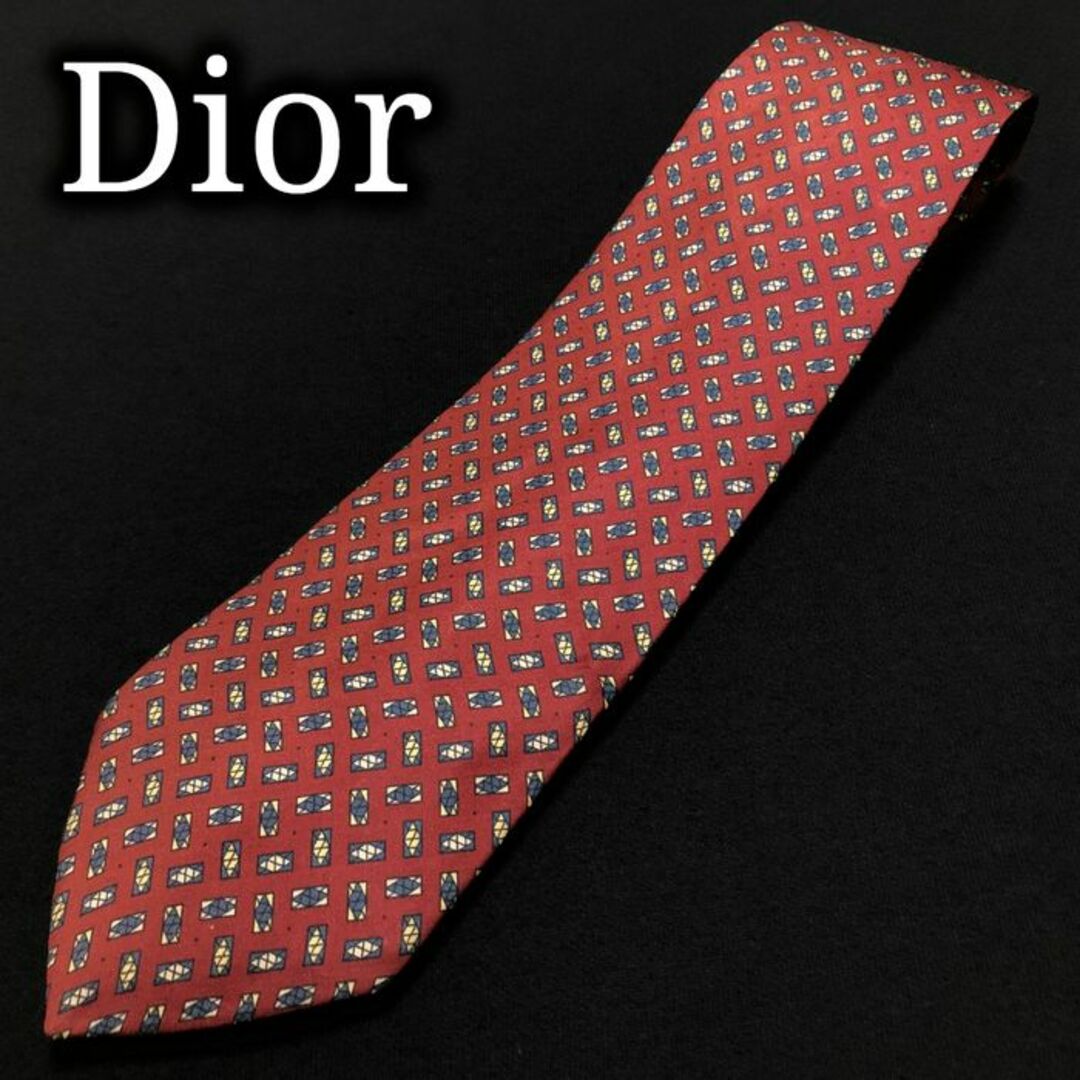 DIOR HOMME(ディオールオム)のディオール ドット ワインレッド ネクタイ A105-G08 メンズのファッション小物(ネクタイ)の商品写真