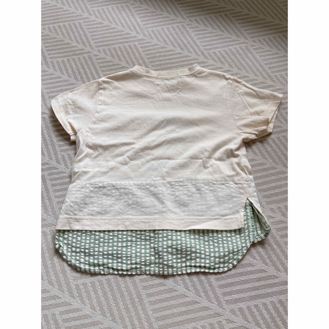 MARKEY'S(マーキーズ)のマーキーズ半袖　100cm 切替えTシャツ キッズ/ベビー/マタニティのキッズ服男の子用(90cm~)(Tシャツ/カットソー)の商品写真