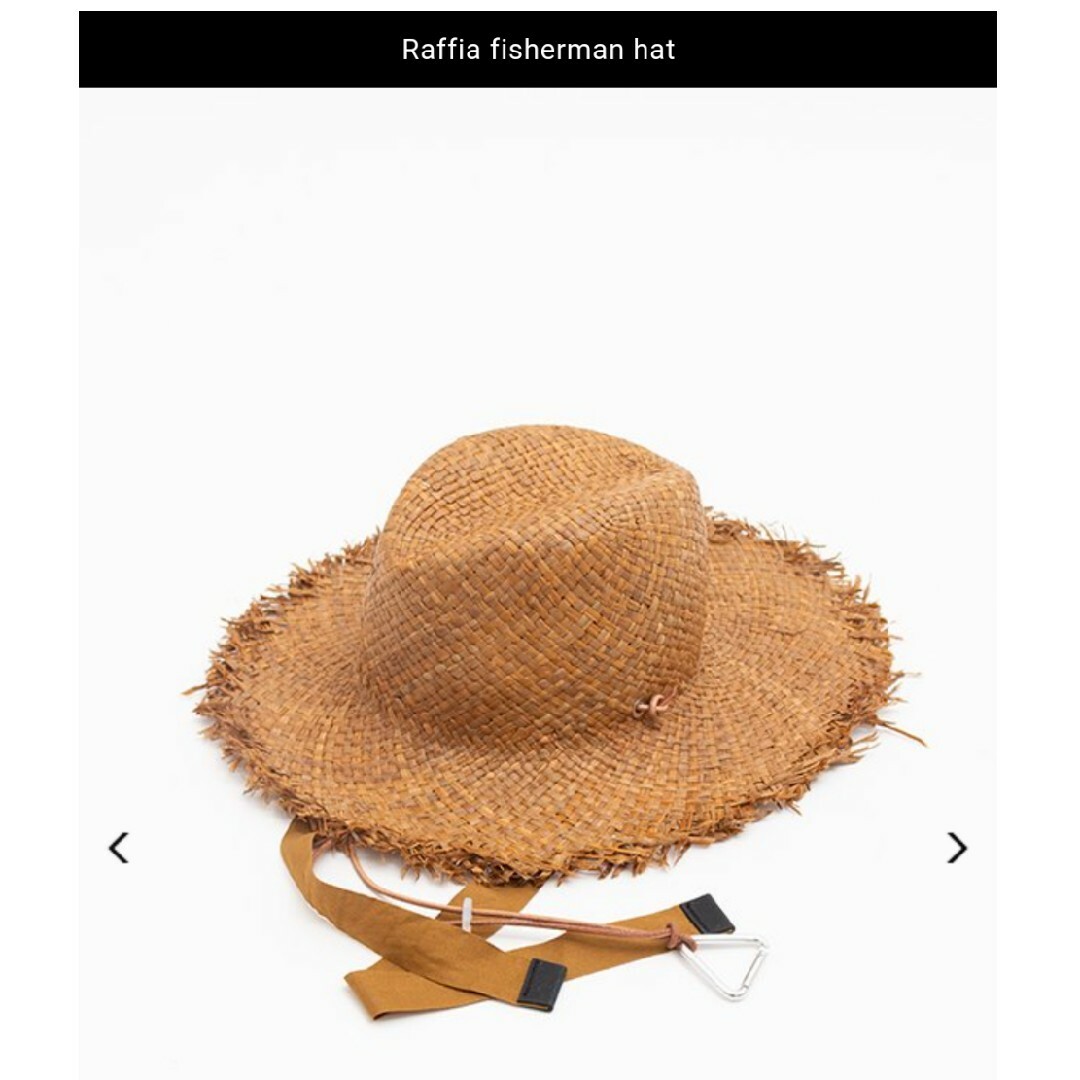 KIJIMA TAKAYUKI(キジマタカユキ)のKIJIMA TAKAYUKI - RAFFIA FISHERMAN HAT レディースの帽子(ハット)の商品写真