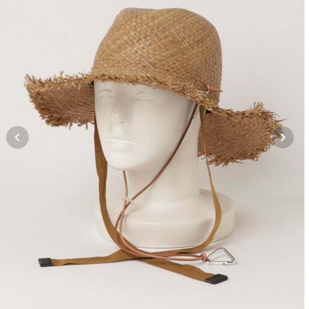 KIJIMA TAKAYUKI(キジマタカユキ)のKIJIMA TAKAYUKI - RAFFIA FISHERMAN HAT レディースの帽子(ハット)の商品写真