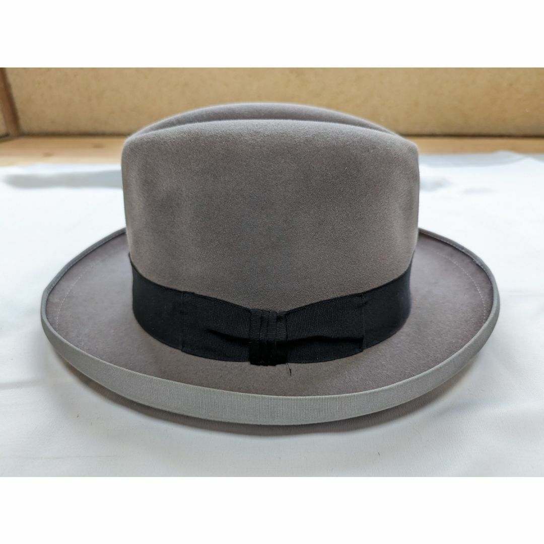 ゴッドファーザー BORSALINO ホンブルグハット 58cm グレー