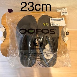 ウーフォス(OOFOS)のOOFOS OOriginal リカバリーサンダル ブラック 23cm(サンダル)