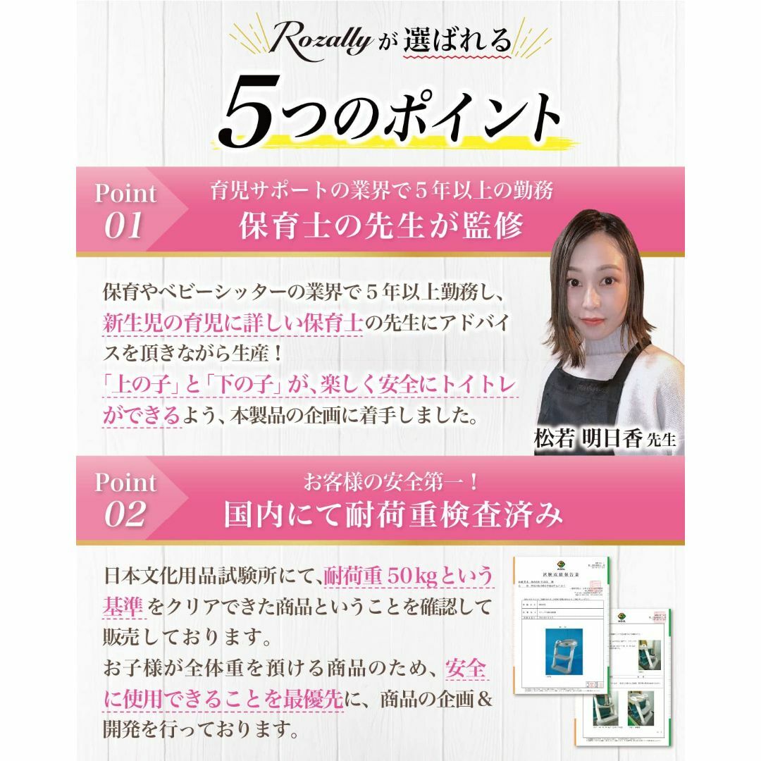 Rozally【保育士が監修】 トイレトレーナー トイトレ トレーニング 練習