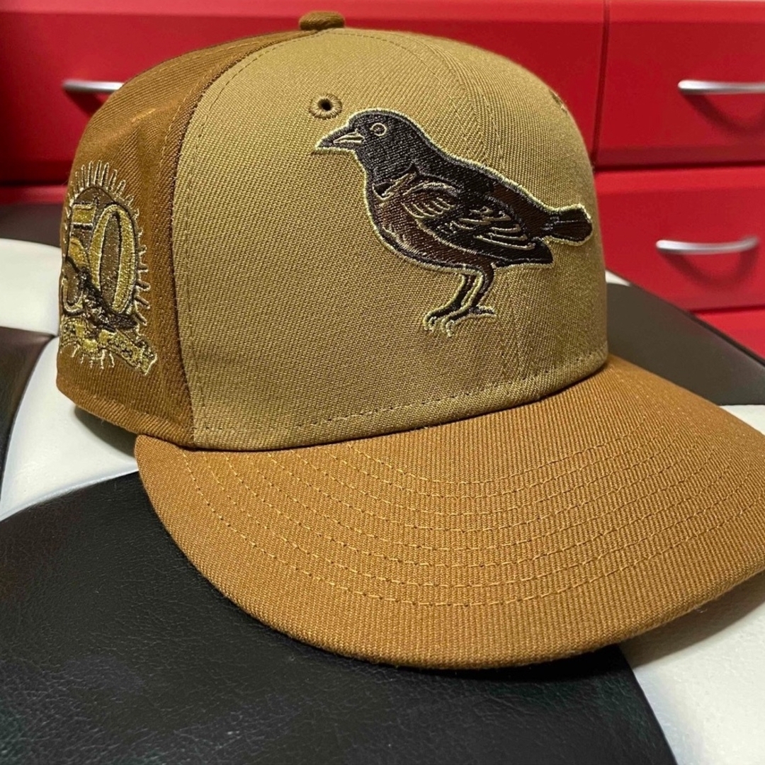 NEW ERA(ニューエラー)の【美品】 newera 59fifty オリオールズ ブラウン メンズの帽子(キャップ)の商品写真