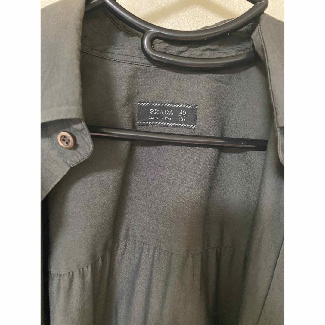 PRADA(プラダ)のPRADA ストレッチシャツ　ビンテージ　90s 00s メンズのトップス(シャツ)の商品写真