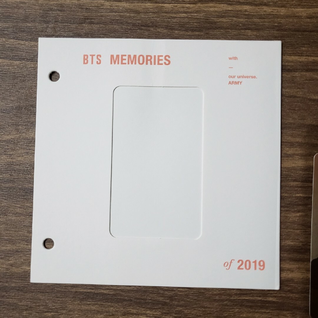 BTS ジョングク トレカ memories 2019 Blu-ray