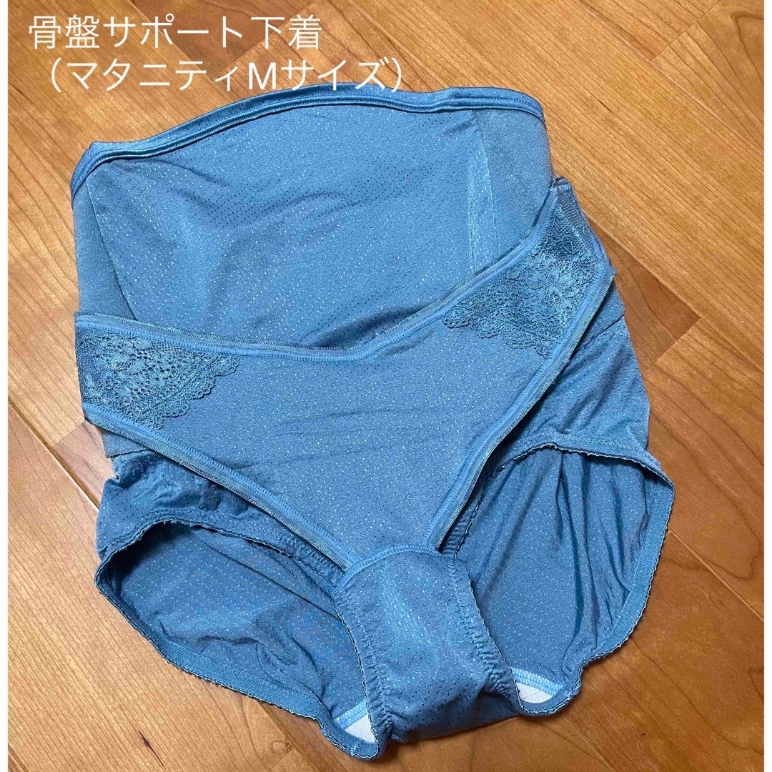 Wacoal(ワコール)の【美品】Wacoal妊婦帯パンツタイプ ショート丈Mサイズ キッズ/ベビー/マタニティのマタニティ(マタニティ下着)の商品写真