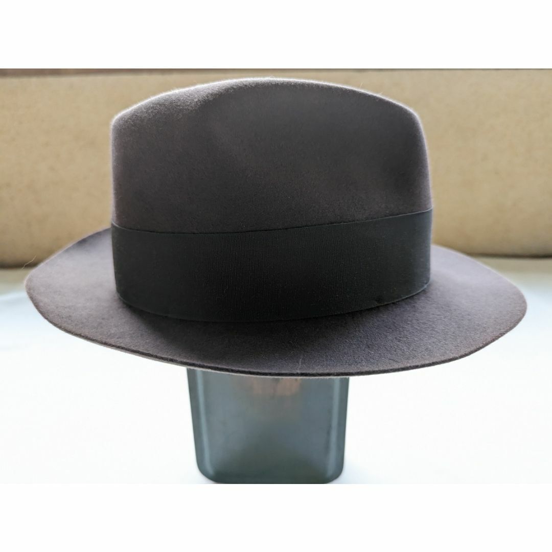 Borsalino 希少カラー 最高級クラス 中折ハット 58cm 59cm-