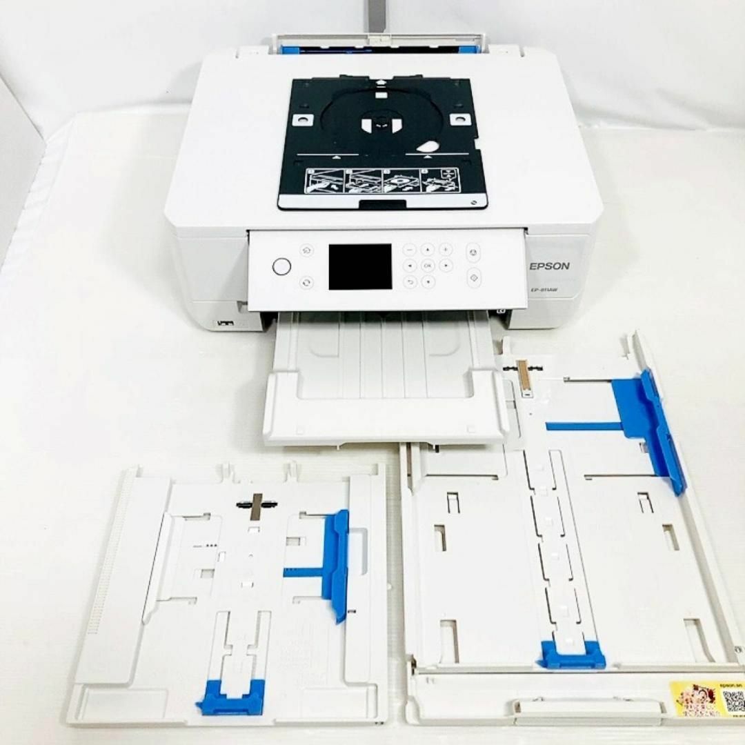 EPSON 【美品】 EPSON インクジェット複合機 カラリオ EP-811AW 動作品の通販 by M's free☆週末セール開催中♪｜ エプソンならラクマ