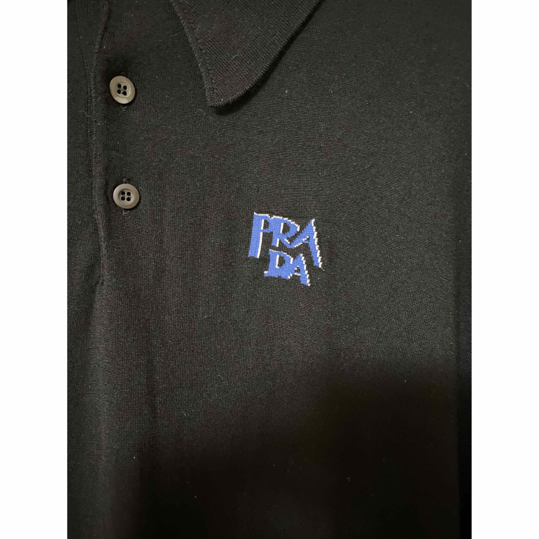PRADA(プラダ)のPRADA ニットポロシャツ メンズのトップス(ポロシャツ)の商品写真