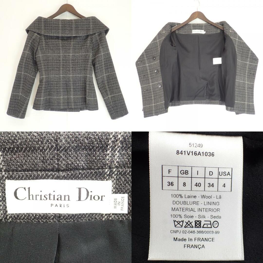 Christian Dior(クリスチャンディオール)のクリスチャンディオール ジャケット 36 レディースのジャケット/アウター(テーラードジャケット)の商品写真