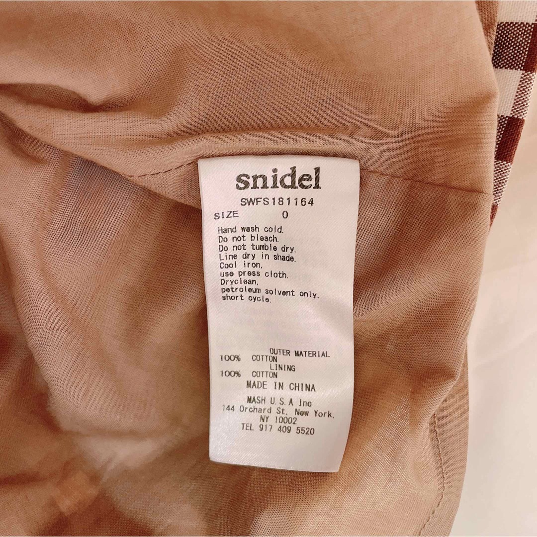 SNIDEL(スナイデル)のsnidel ギンガムチェックスカート レディースのスカート(ミニスカート)の商品写真