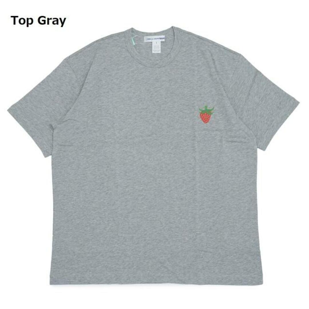 COMME des GARCONS(コムデギャルソン) FK-T014 Brett Westfall Strawberry Oversized T-Shirt Top Gray