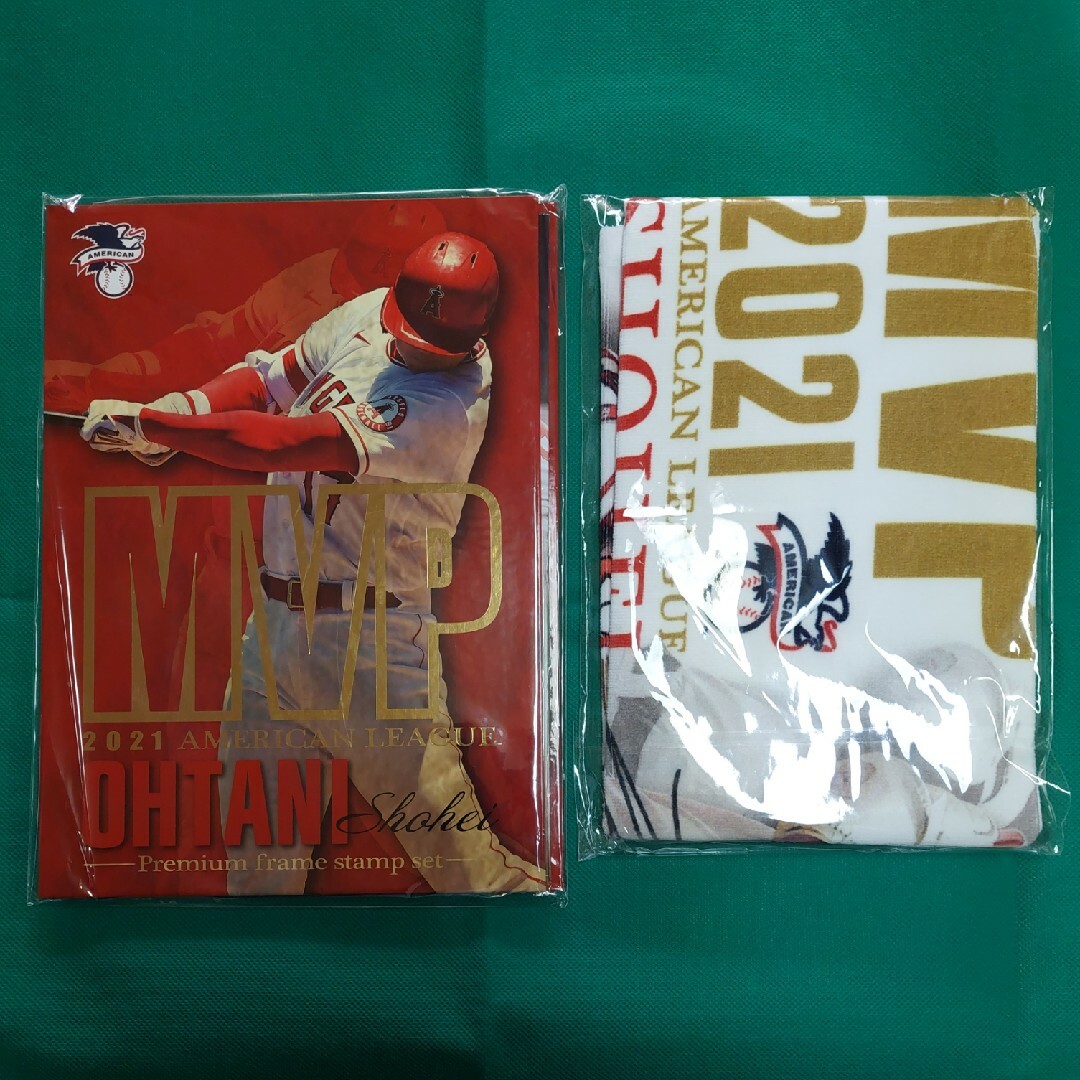 ☆大谷翔平☆プレミアムフレーム・タオルセット☆2021年MVP受賞記念