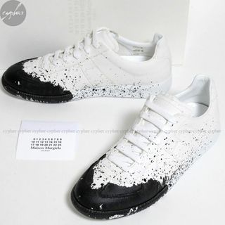 マルタンマルジェラ(Maison Martin Margiela)の40 新品 23SS メゾンマルジェラ ペイント ジャーマントレーナー レプリカ(スニーカー)