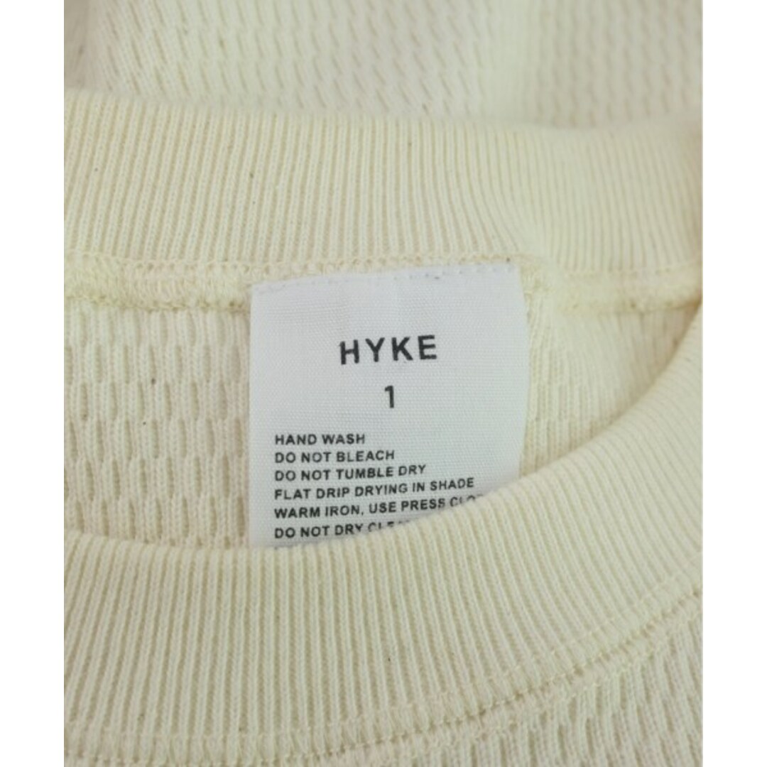 HYKE(ハイク)のHYKE ハイク Tシャツ・カットソー 1(S位) アイボリー 【古着】【中古】 レディースのトップス(カットソー(半袖/袖なし))の商品写真