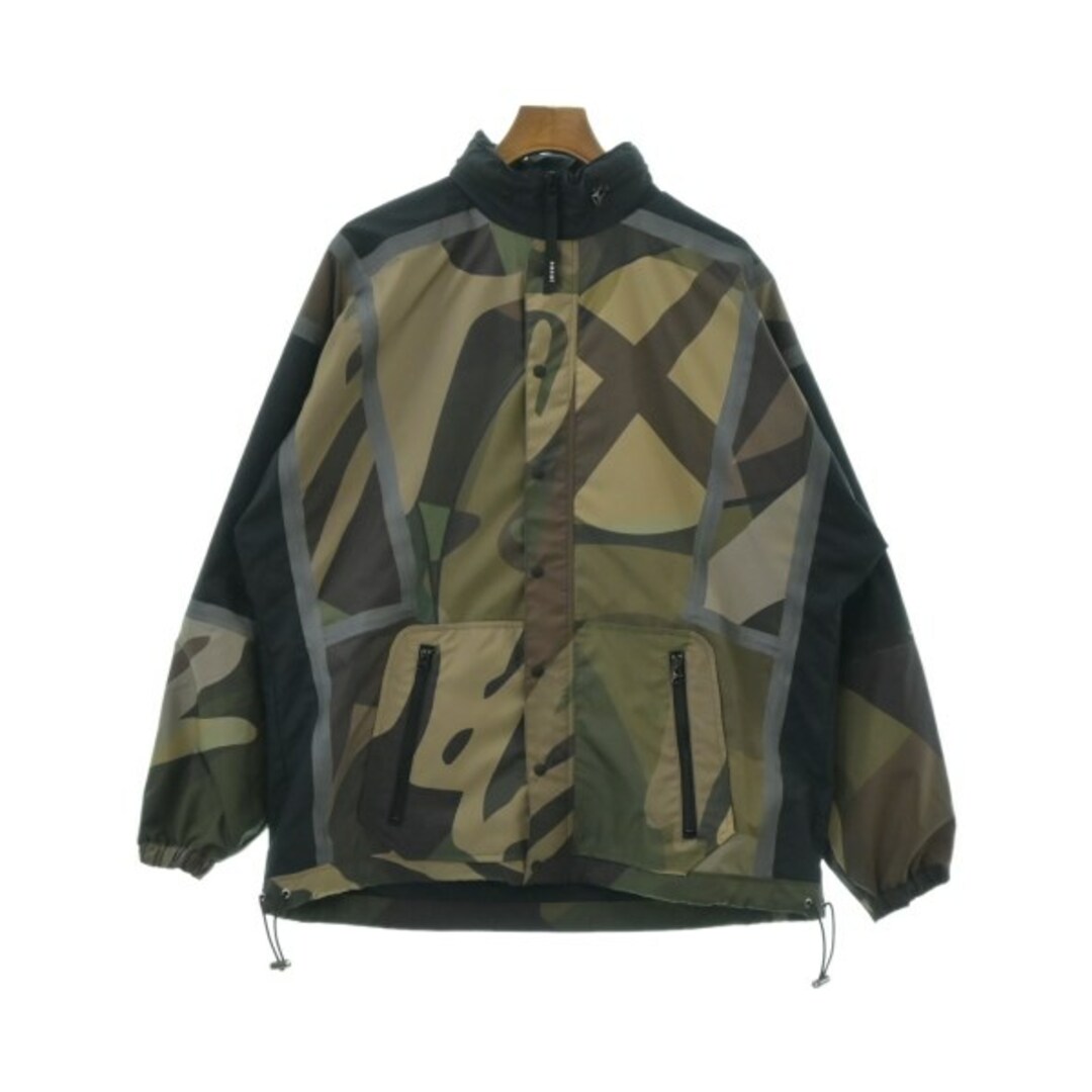 sacai(サカイ)のsacai サカイ ブルゾン（その他） 2(M位) ベージュxカーキ等(総柄) 【古着】【中古】 メンズのジャケット/アウター(その他)の商品写真