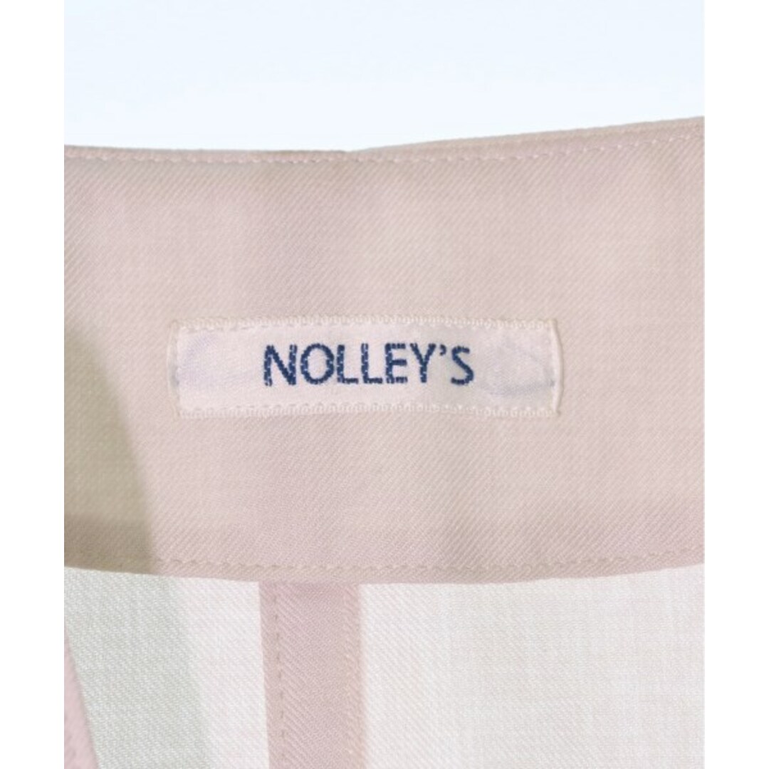 Nolley's ノーリーズ ノーカラージャケット 38(M位) ベージュ 【古着】【中古】