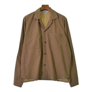 サンシー(SUNSEA)のSUNSEA サンシー カジュアルシャツ 2(M位) 茶 【古着】【中古】(シャツ)