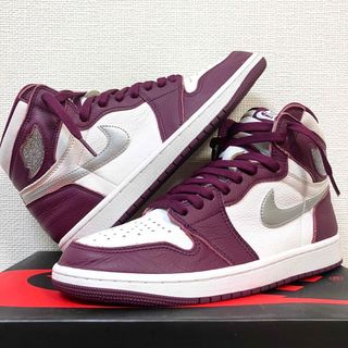 ナイキ(NIKE)のAIR JORDAN1 RETRO HIGH OG "Bordeaux"(スニーカー)