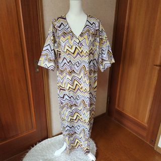 ミッソーニ(MISSONI)の美品☆MISSONI INTIMO♡カシュクールロングワンピース(ロングワンピース/マキシワンピース)