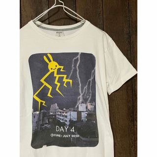 キューン(CUNE)のCUNE うさぎ Tシャツ 天気 DAY4 雷　カミナリ　(Tシャツ/カットソー(半袖/袖なし))