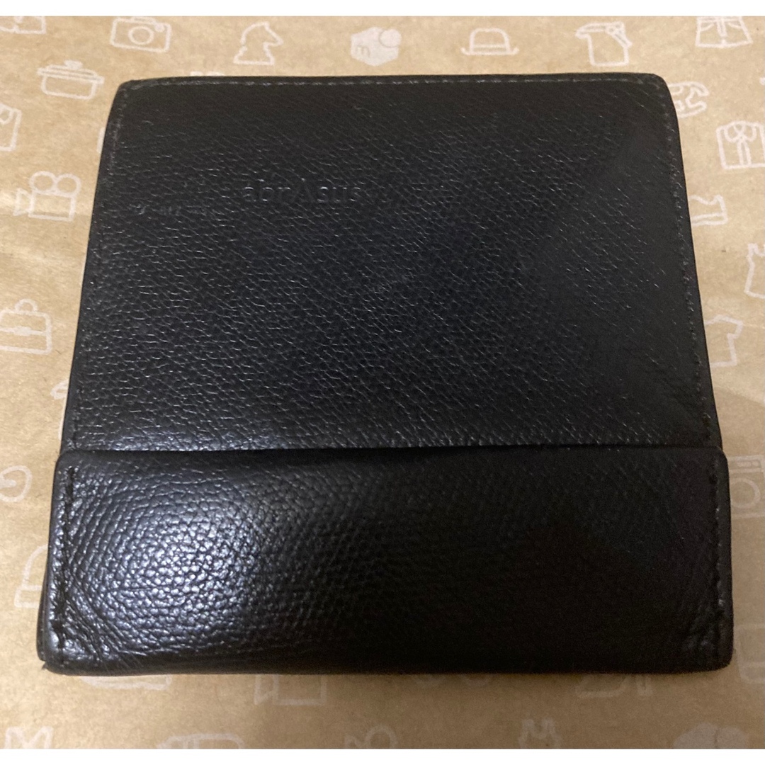 薄い財布 abrAsus(アブラサス) ブラック 【送料無料】