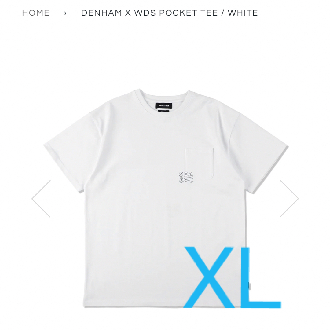 WIND AND SEA DENHAM x WDS Pocket Tee XL-