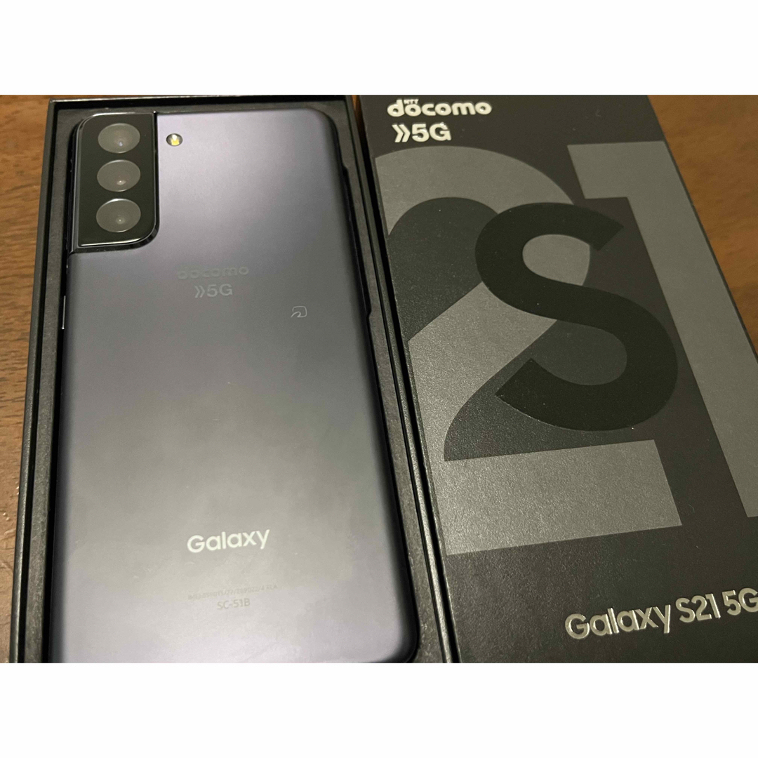 SAMSUNG Galaxy S21 5G SC-51B2 ファントムグレー解除済みカラー