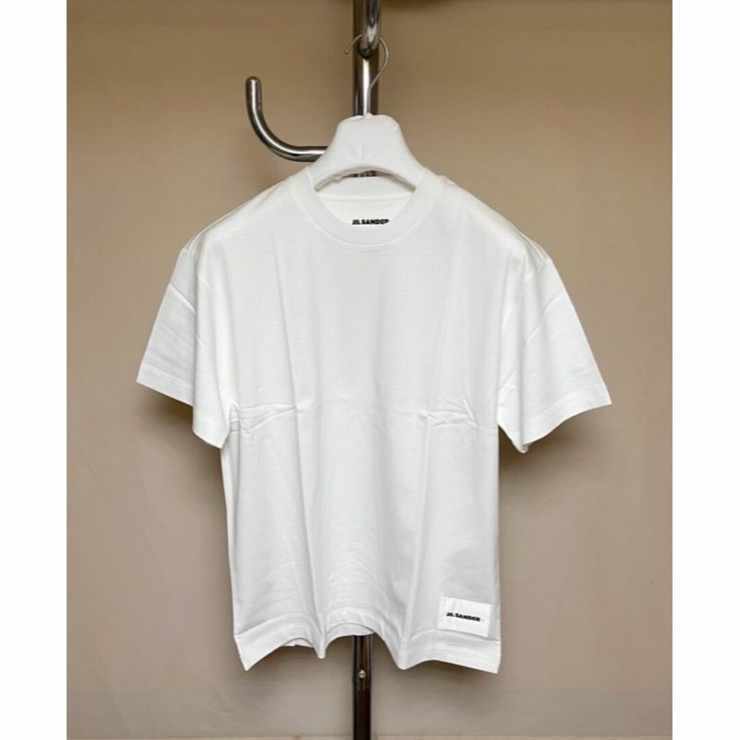 新品 M JIL SANDER 21aw パックTシャツ 白 バラ 2044